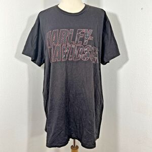 Harley Davidson T Shirt Adults‎ XL Black Motorcycles Cowboys Alamo City